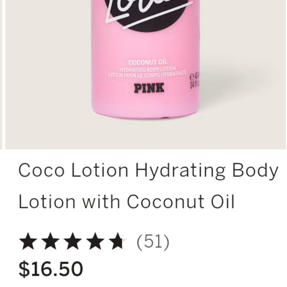 3/$25.. Victoria's secret pink coco lotion - Picture 2 of 2